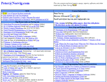 Tablet Screenshot of norvig.com